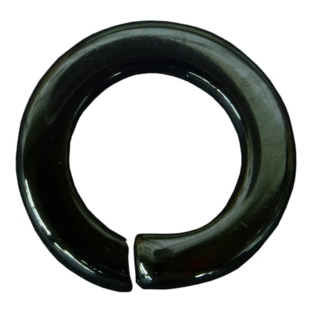 Midwest Fastener Split Lock Washer, For Screw Size #10 Steel, Black Chrome Finish, 20 PK 34425